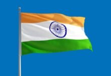 Indian Flag Waver