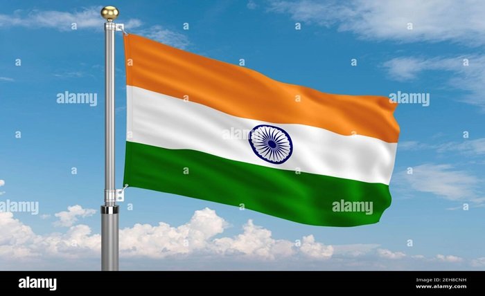 indian flag waver